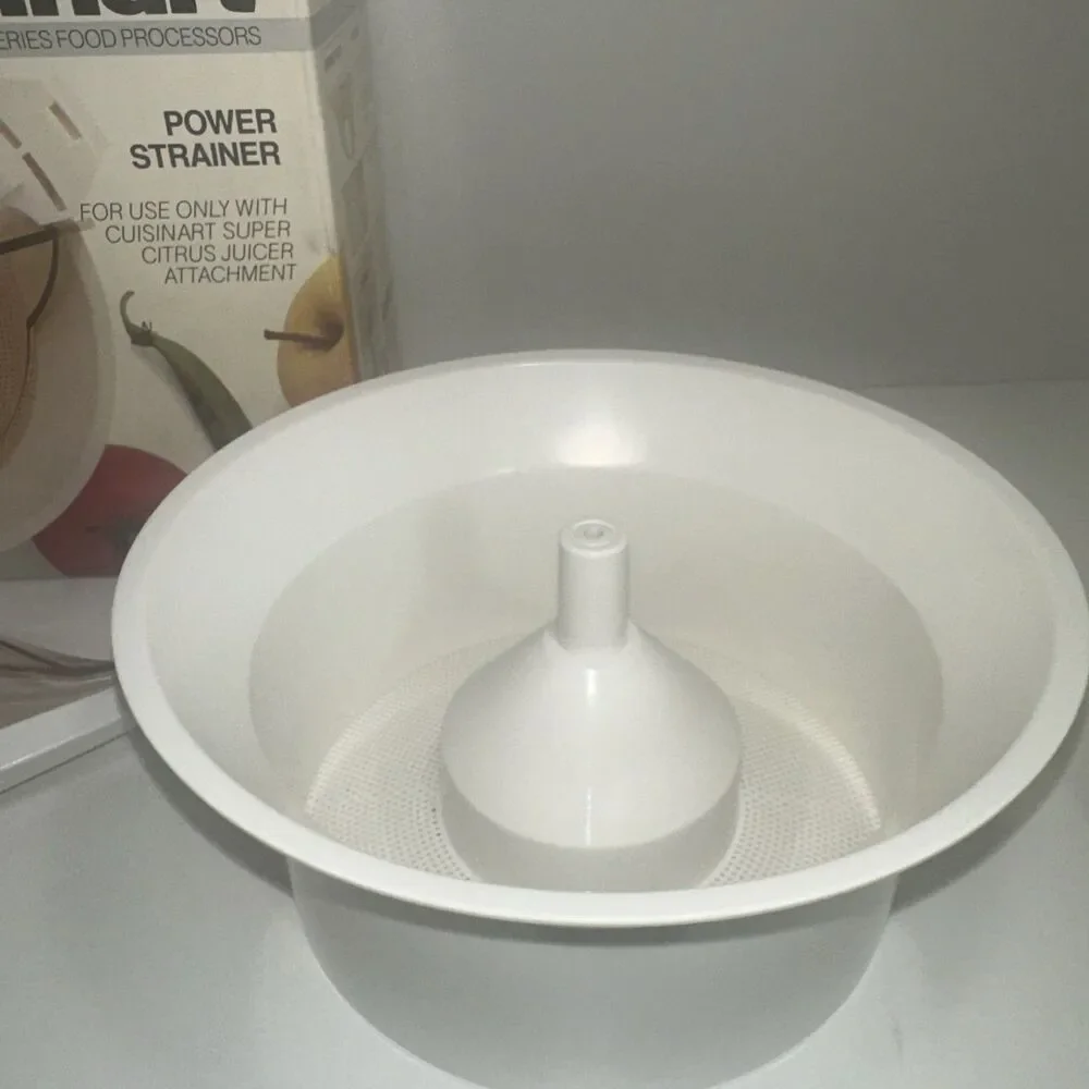 Cuisinart Power Strainer DLC-057 Attachment Super Citrus Juicer DLC-7 8 10 X Box